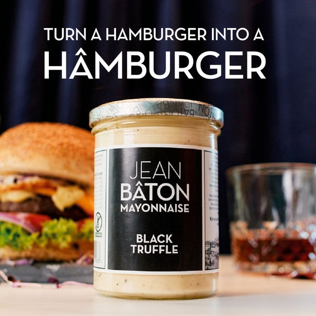 Jean Bâton black truffle mayonnaise 245ml, UK version