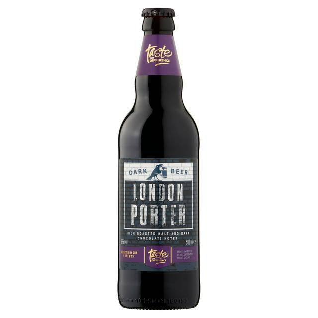 Sainsburys London Porter Dark Beer Taste the Difference 500ml
