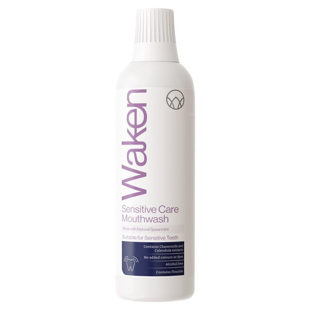 Waken Sensitive Care Mouthwash 500ml plastic bottle (British brand)