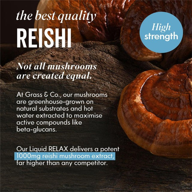 Grass & Co. Liquid RELAX Reishi nootropic drink (British brand)
