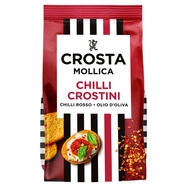 Crosta Mollica Chilli Crostini Toasted Bread 150g - British product