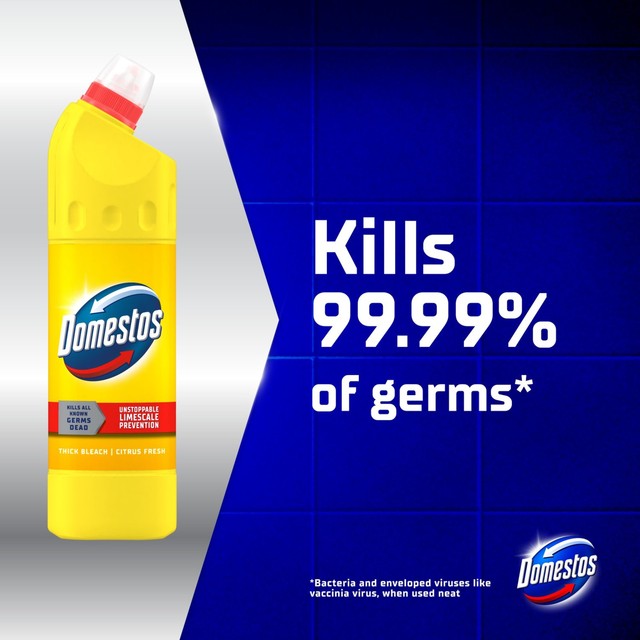 Domestos thick bleach citrus fresh 750ml - British product