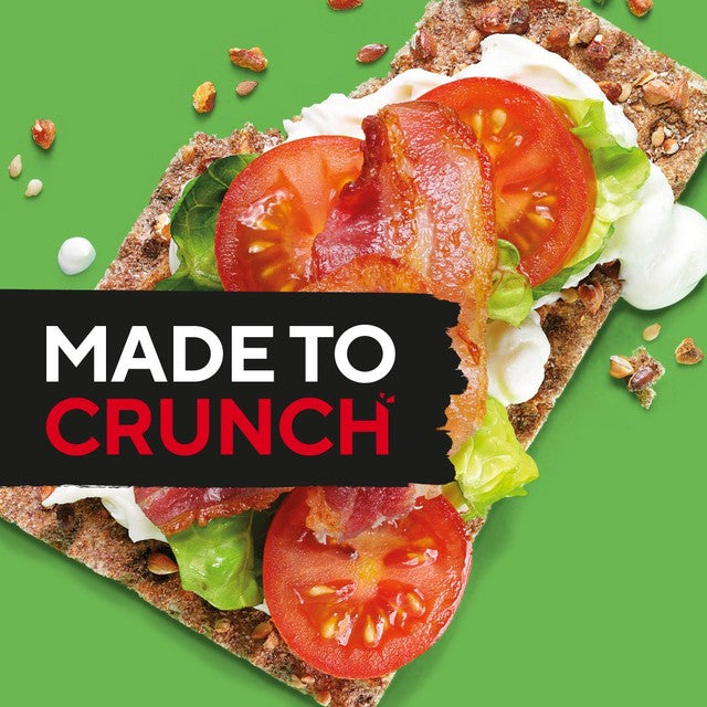 Ryvita multigrain crispbread 250g, imported from the UK