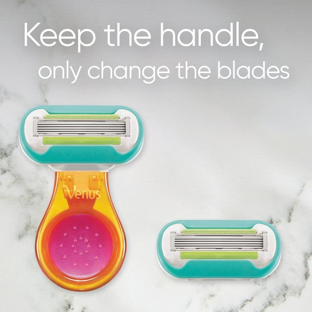 Gillette Venus Snap Extra Smooth pink women's razor - British product