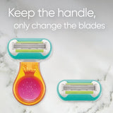Gillette Venus Snap Extra Smooth pink women's razor - British product