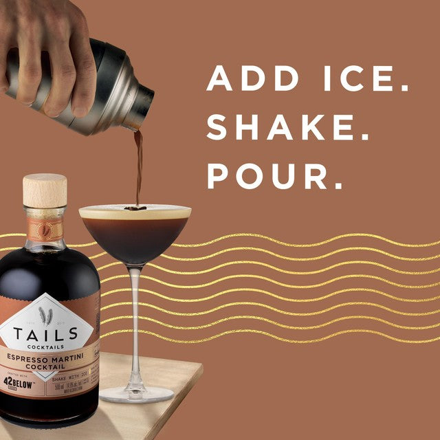 Tails Espresso Martini premixed cocktail 500ml (British brand)
