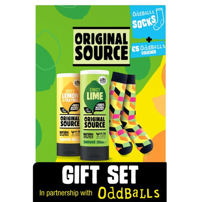 M&S Original Source X Oddballs Gift Set Lemon & Tea Tree and Lime Body Wash 2 x 250ml- Buy online at McGrocer