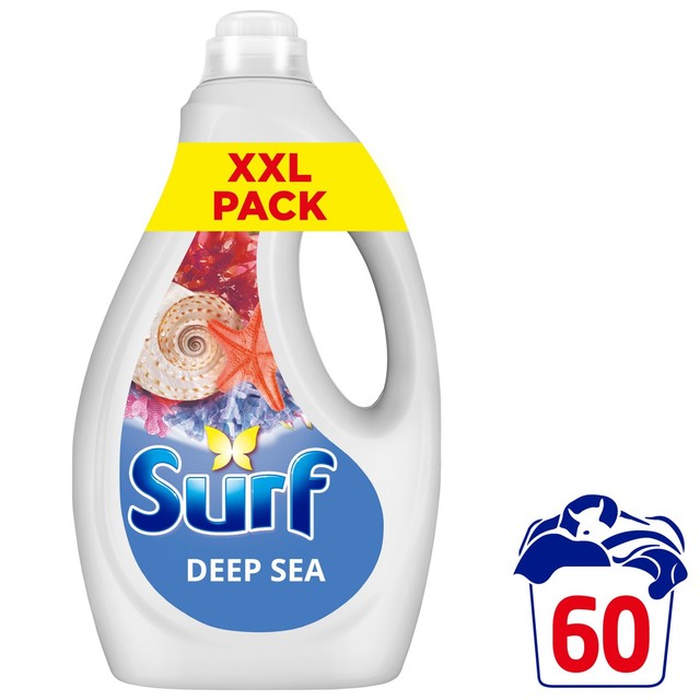 Surf Deep Sea laundry liquid detergent 1600ml (British brand)