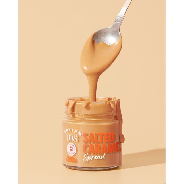Rhythm 108 salted caramel spread 250g, imported from the UK