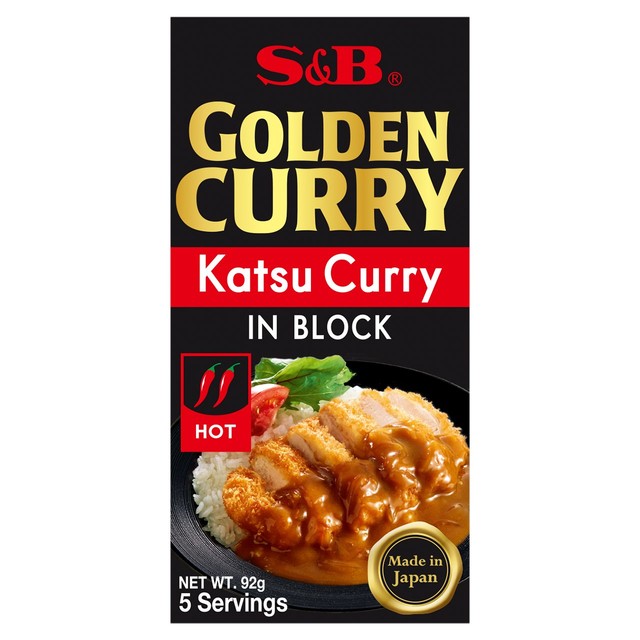 S&B curry mix hot 92g (British brand)