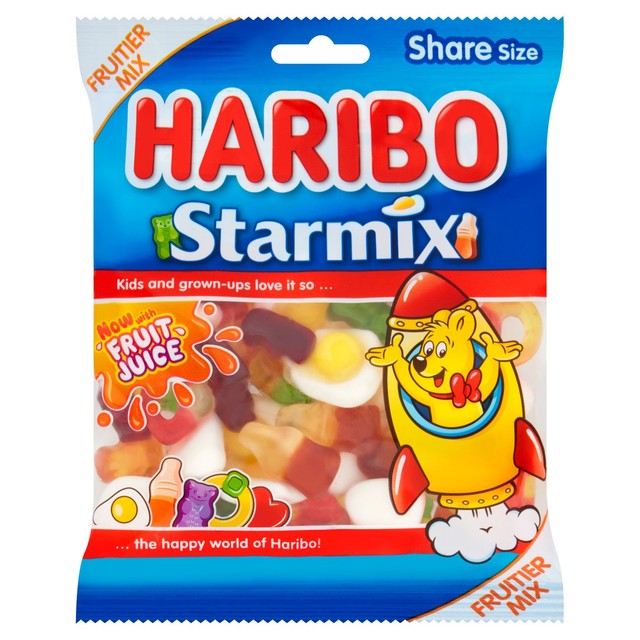 Haribo Starmix gummy sweets 160g, UK version