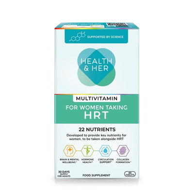 M&S Health & Her Multivitamin Tilskudd for Kvinner som Tar HRT - Kjøp online hos McGrocer