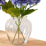 M&S clear glass urn vase medium, imported from the UK