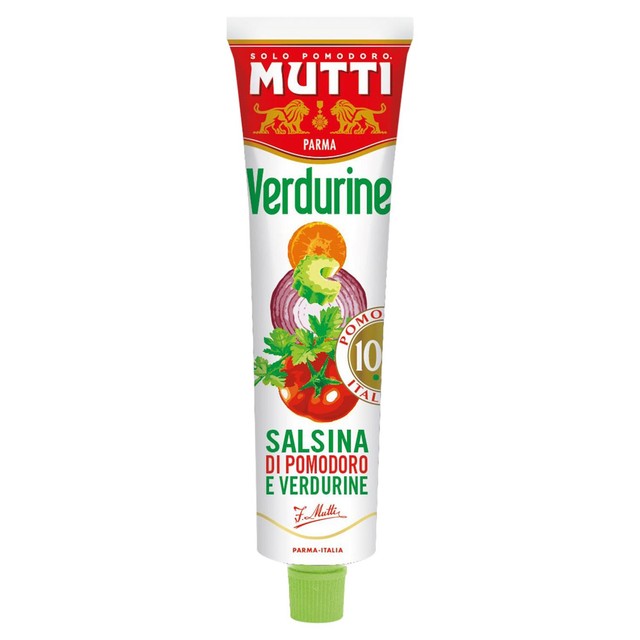 Mutti tomato and vegetable puree 130g tube, imported from the UK