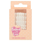 Baked with Love mini cupcake cases 100 pack, imported from the UK