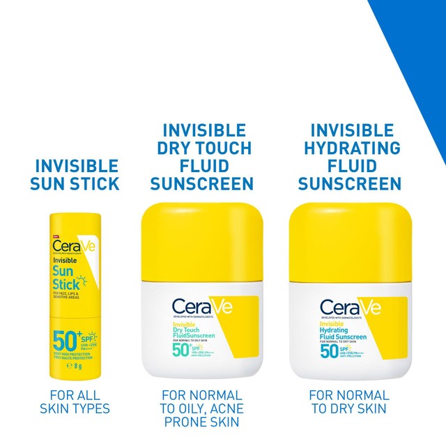 CeraVe invisible sun stick SP50 (British brand)