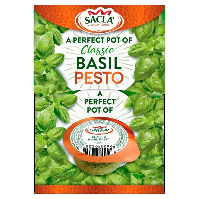 Sacla Basil Pesto Sauce 45g (British brand)
