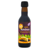 Marigold liquid amino sauce in a bottle, imported from the UK