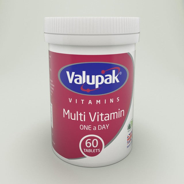 Valupak multivitamin tablets 50 tablets (British brand)