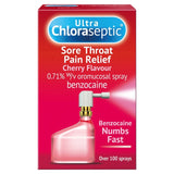 Ultra Chloraseptic cherry throat spray - British product