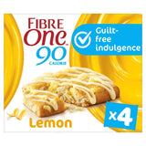 Fibre One Lemon Drizzle Squares 4 x 24g - British product