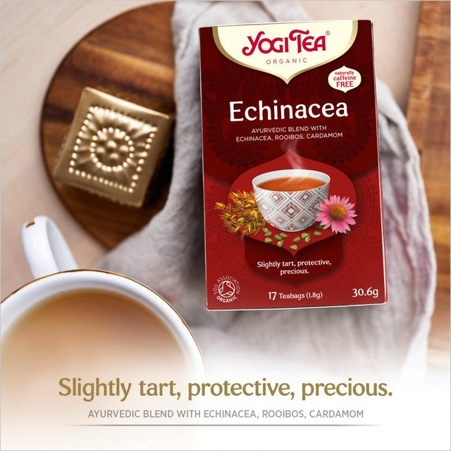 Yogi Tea echinacea herbal tea 17 count (British brand)