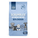 Scrumbles gluten-free chicken puppy dry dog food 7.5kg (British brand)