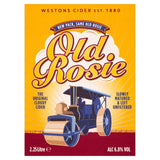 Old Rosie cloudy cider bag in box 2250ml, imported from the UK