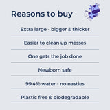 Mum & You OneWipe XL baby wipes 4 pack, imported from the UK
