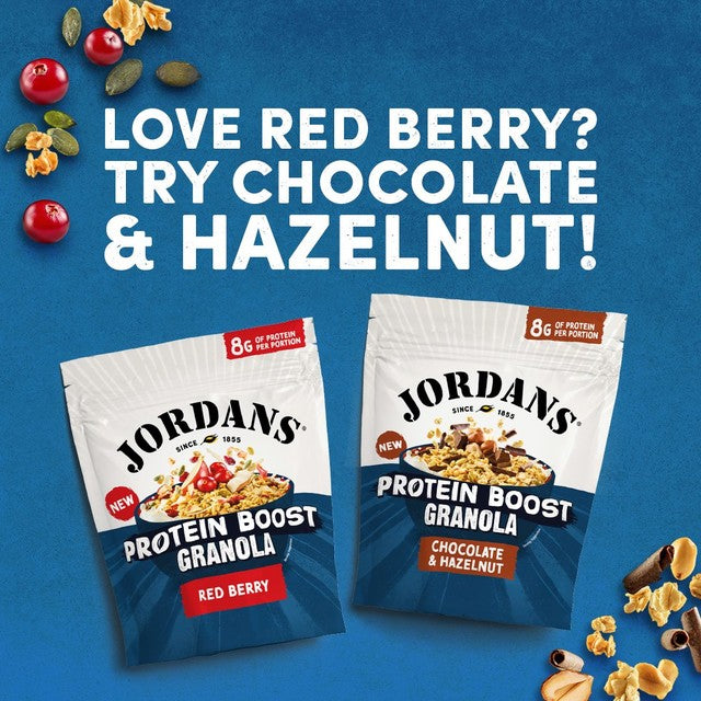 Jordans Protein Boost Red Berry Granola 400g, UK version