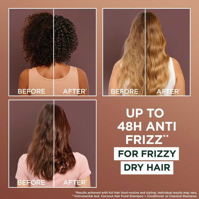 Garnier Coconut Conditioner for Frizzy Hair 350ml, UK version
