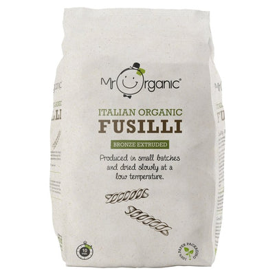 Mr Organic Italian Fusilli Organic Dry Pasta 500g