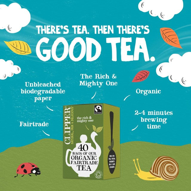 Clipper Everyday tea bags 40 bags - British product