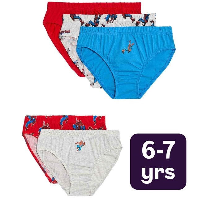 M&S Spider-Man briefs 6-7 years, imported from the UK