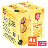 Love Smoothie passion fruit pineapple mango smoothie mix 4 x 120g, UK version