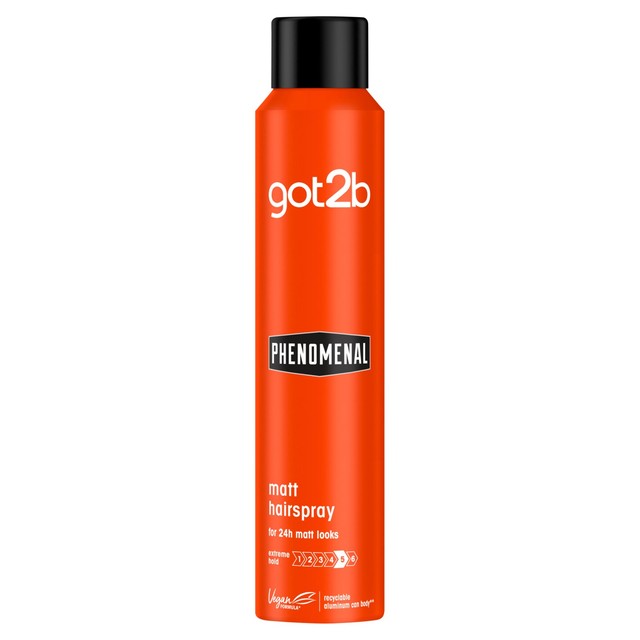 Schwarzkopf got2b matt finishing hairspray 200ml, imported from the UK