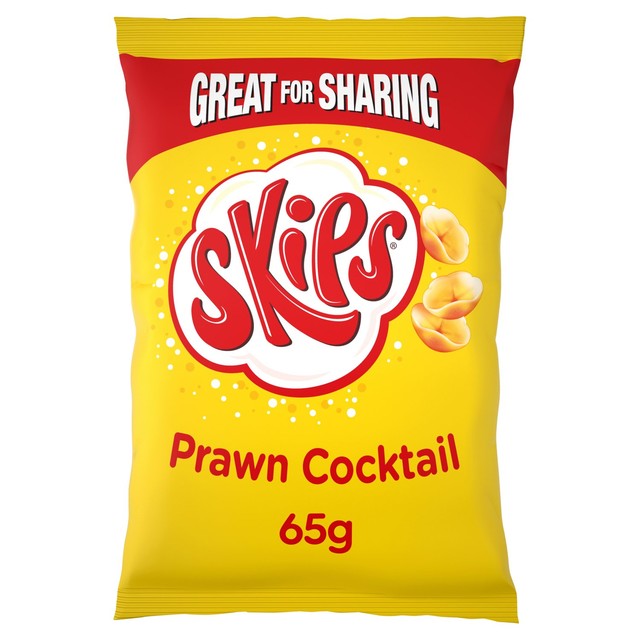 Skips Prawn Cocktail sharing crisps 65g (British brand)