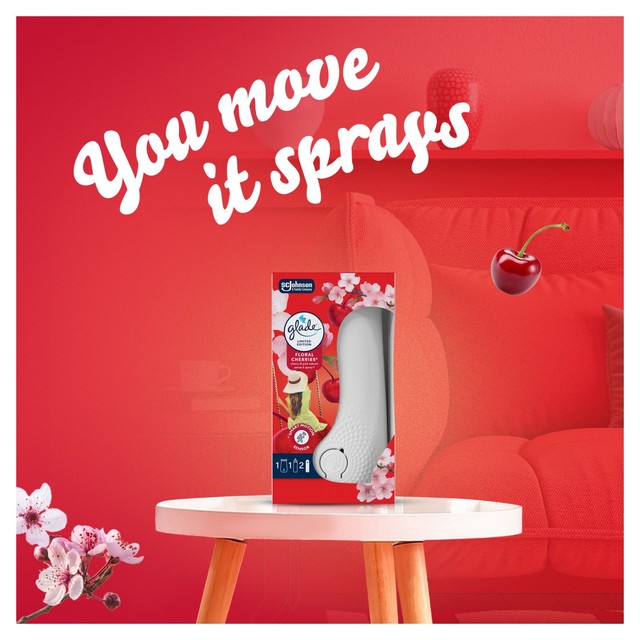 Glade Sense and Spray air freshener Floral Cherries 18ml, UK version