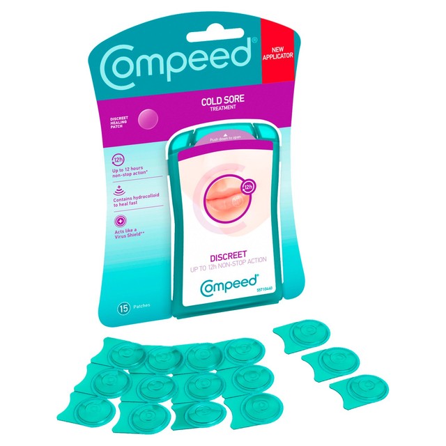 Compeed invisible cold sore patches 15 pack - British product