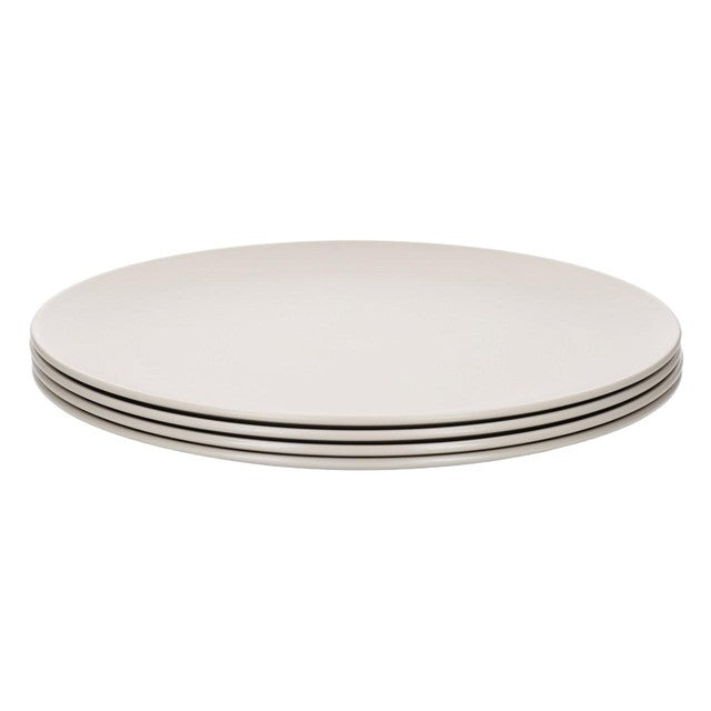 Natural Elements recycled plastic dinner plates set of 4, UK version