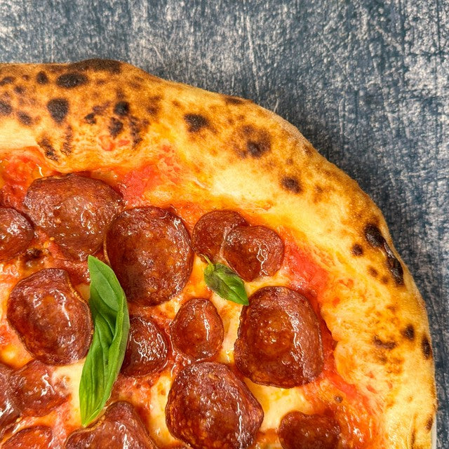 Properoni spicy sliced pepperoni 80g, imported from the UK