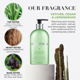 Baylis & Harding Vetiver Cedar Lemongrass hand wash 500ml - British product