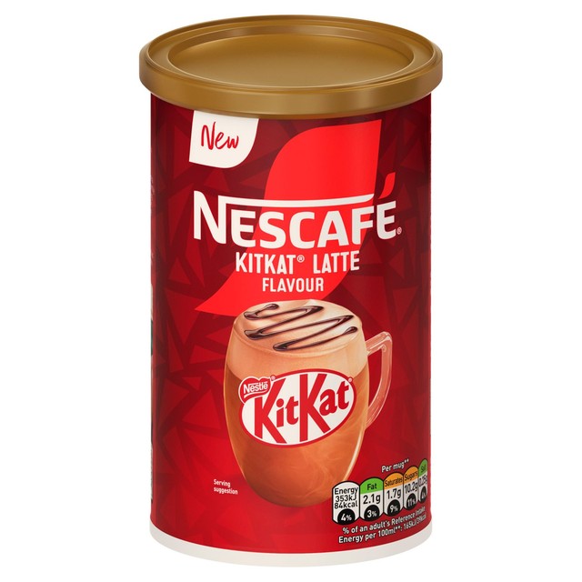 Nescafe Latte Kit Kat instant coffee powder 273g, imported from the UK