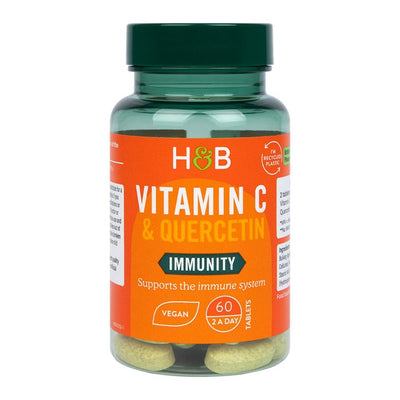 M&S Holland & Barrett Quercetin Plus Vitamin C Immune Support Supplement 60 Tablets- Buy online at McGrocer