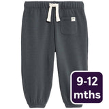 M&S Tommy Plain Jogger Charcoal 9-12 months, imported from the UK