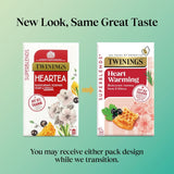 Twinings Superblends Heartea blackcurrant rosemary honey herbal tea 20 tea bags (British brand)