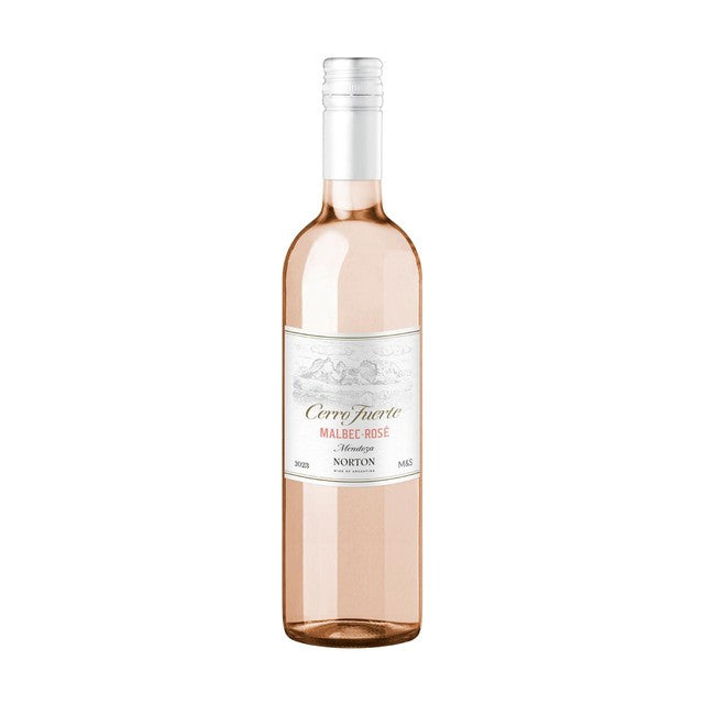 M&S Cerro Fuerte Malbec Rosé wine 75cl, imported from the UK