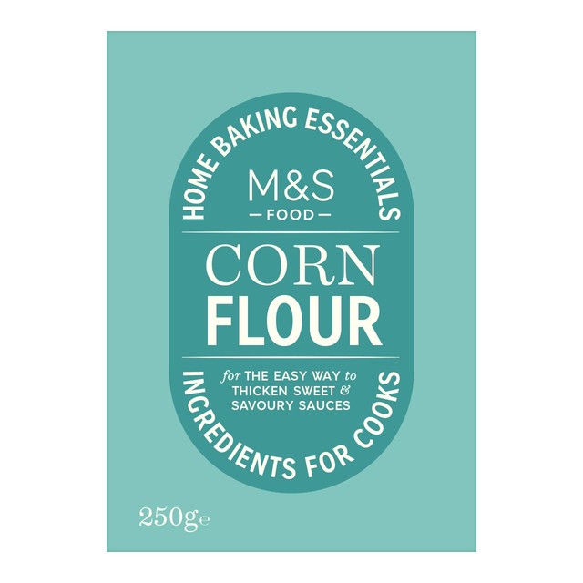 M&S cornflour 250g, imported from the UK