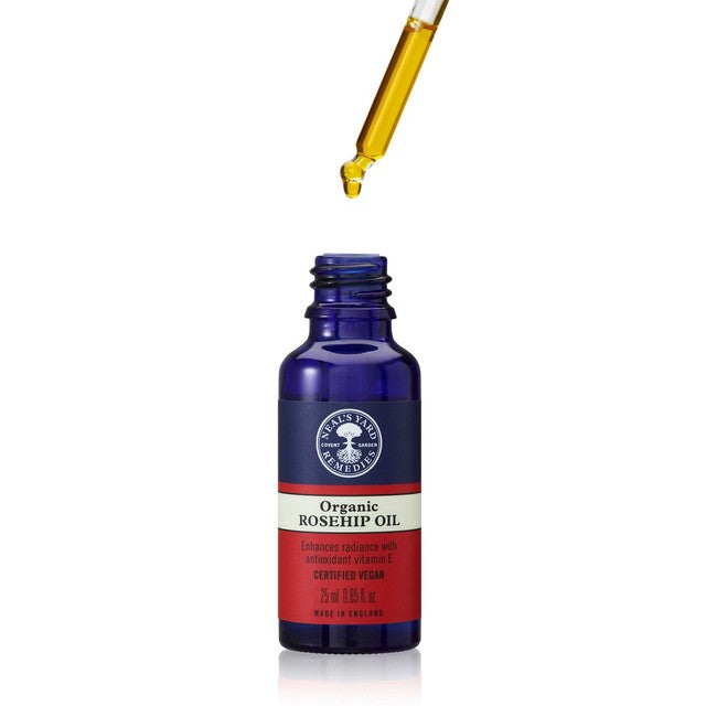 Neal's Yard Remedies Organic Rosehip Oil 25ml, imported from the UK