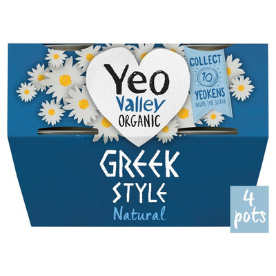 Yeo Valley Bio Griechischer Joghurt Natur 4 x 110g